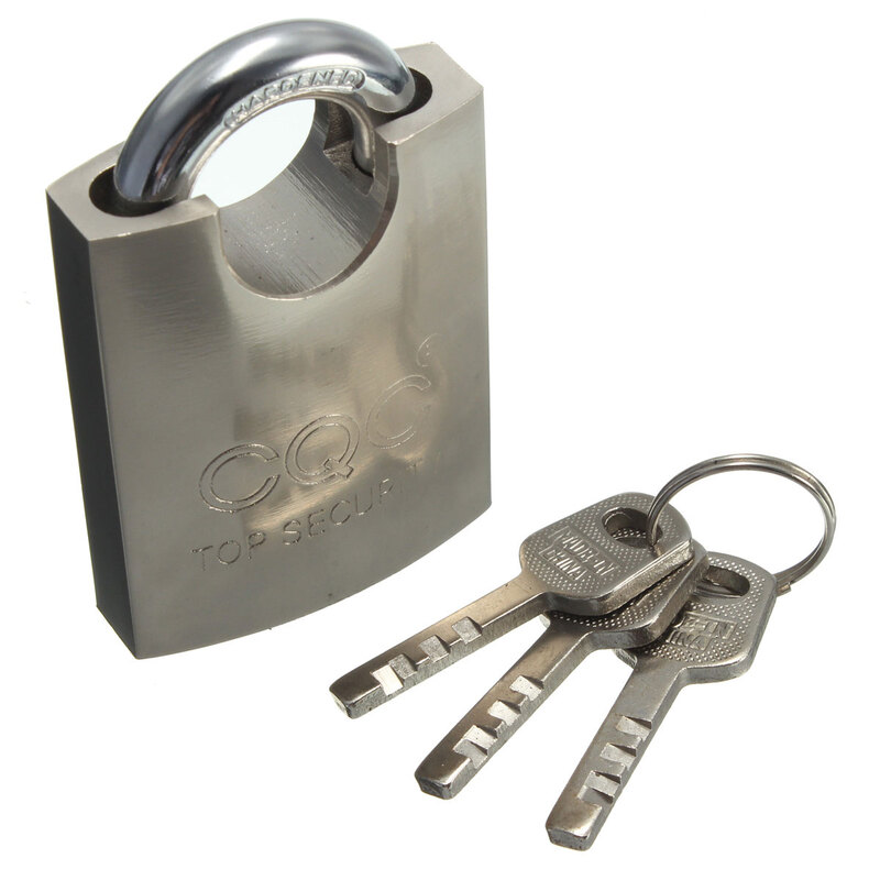 50mm Heavy Duty Close Shackle High Security Solid Steel Lock Padlock 3