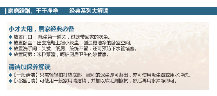 3M 朗美 经典地垫圈丝 除尘防滑经典地垫门垫入户垫60×90灰