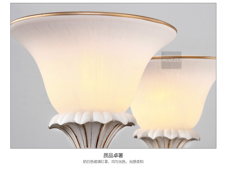 奥朵吊灯欧式复古餐厅灯饰客厅灯简欧灯具 CL70066-6头
