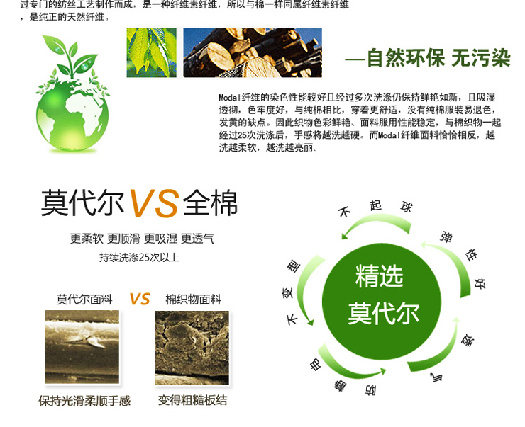 Vesuvio经典回归系列 高级<em>兰精莫代尔</em>男<em>内裤</em> U
