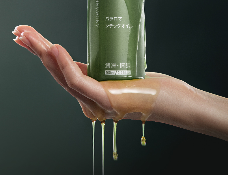 Andwarm 日本进口玫瑰精油按摩spa男女全身通用情侣趣味情调夫妻七夕情人节礼物送老婆 私密润滑精油100ml