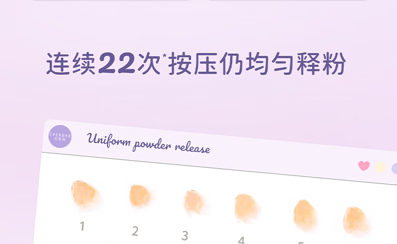 everbab棉花糖气垫粉扑三角饭团粉扑干湿两用化妆海绵不易吃粉 【加大】三角饭团粉扑
