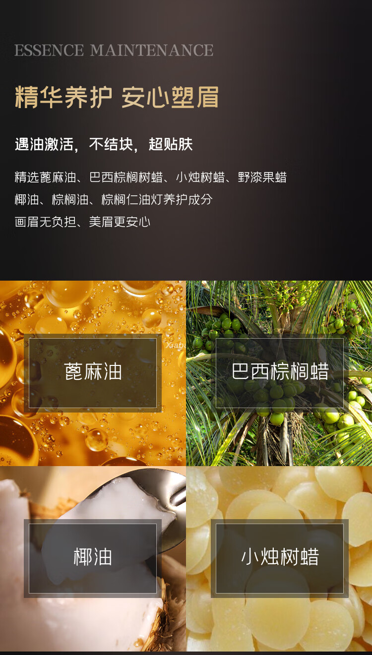 深蓝彩妆（BLEUNUIT）黑魅塑型刀锋笔砍刀眉笔可削自然持久防水防汗不易掉色新手初学者 01#灰色（需削笔联系客服）