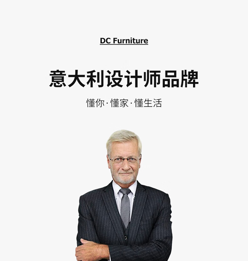 DC床现代简约1.5米1.8米极简双人主卧婚床皮艺意式软包小户型 北欧高档轻奢深色系床 单床 1500*2000mm