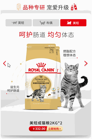 带箭头和缩略图的普通图文视频轮播