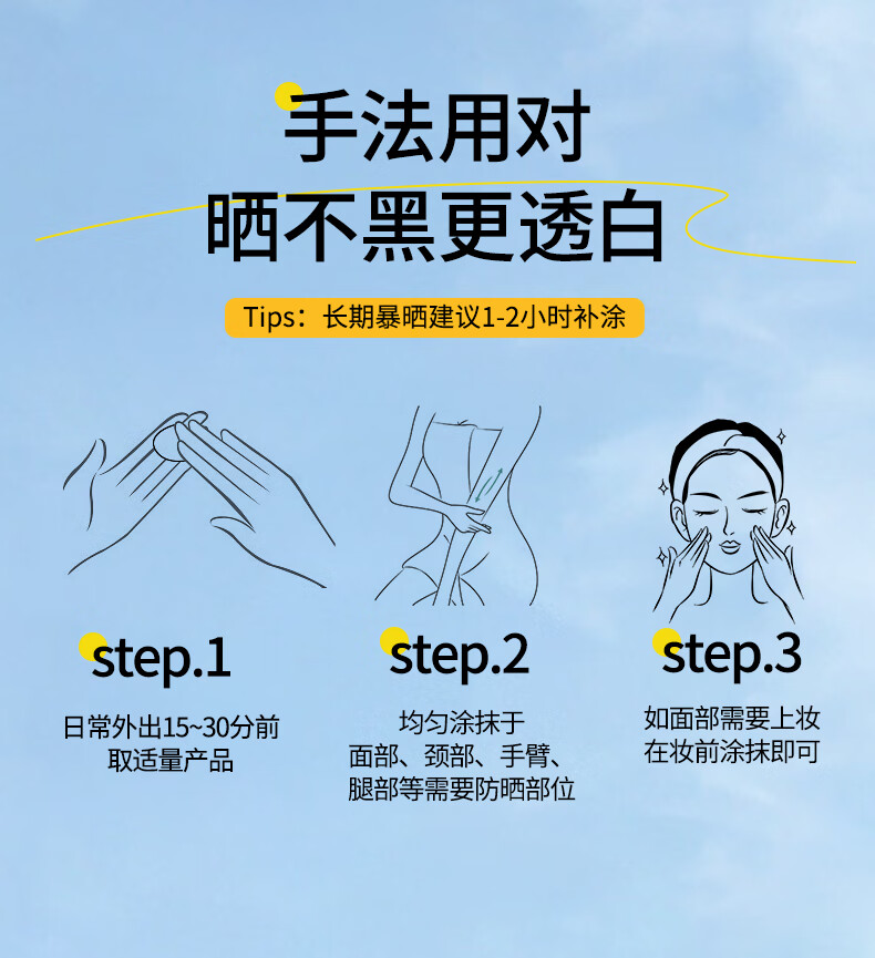 ZOZY防晒霜乳男女夏季户外面部身体隔离清爽女不油腻 50g