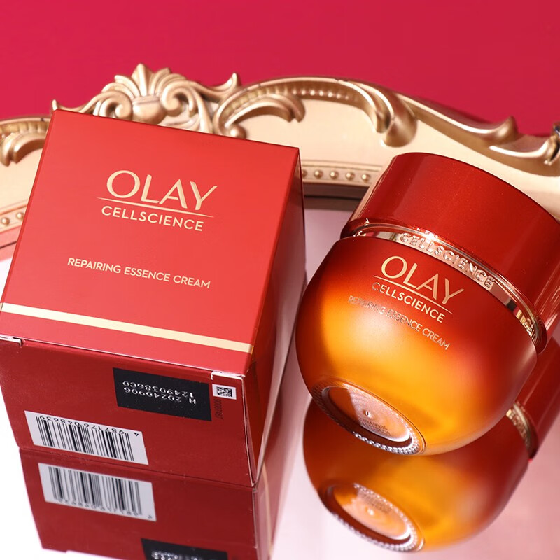 玉兰油（OLAY）超红瓶面霜信号肽大红瓶臻粹乳霜抗皱紧致淡纹保湿送老婆妈妈旅行 【尝鲜】大红瓶面霜14g