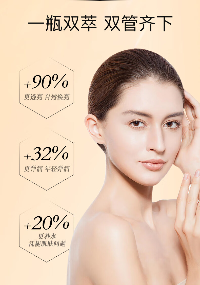 娇韵诗（CLARINS）【三八节抢先购】双萃赋活修护精华维稳紧致 送礼护肤套装礼盒 双萃精华 75ml
