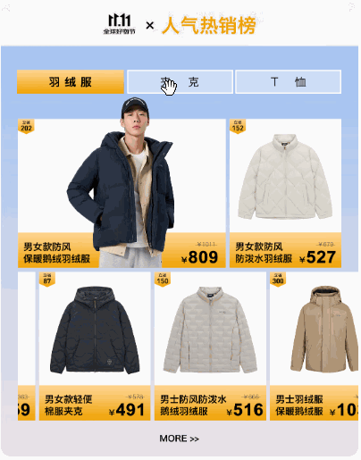 轮播嵌套滚动滑动二