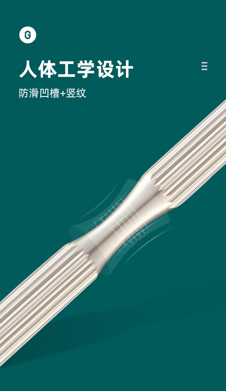 MR.GREEN德国品牌双头粉刺针单个去黑头夹暗疮针进口不锈钢美容工具礼盒装 双头痘痘针