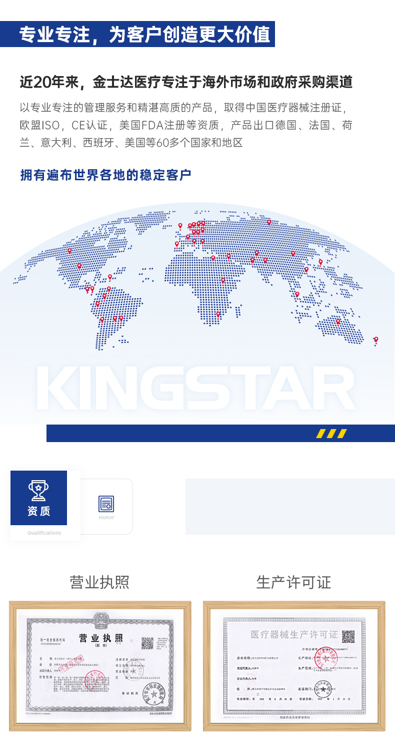 Kingstar官方一次性医用口罩非灭菌级3层防护过滤细菌防晒防尘学生医疗专用男女成人 [非灭菌]成人医用外科袋装10只/袋*2袋共20只 外科口罩