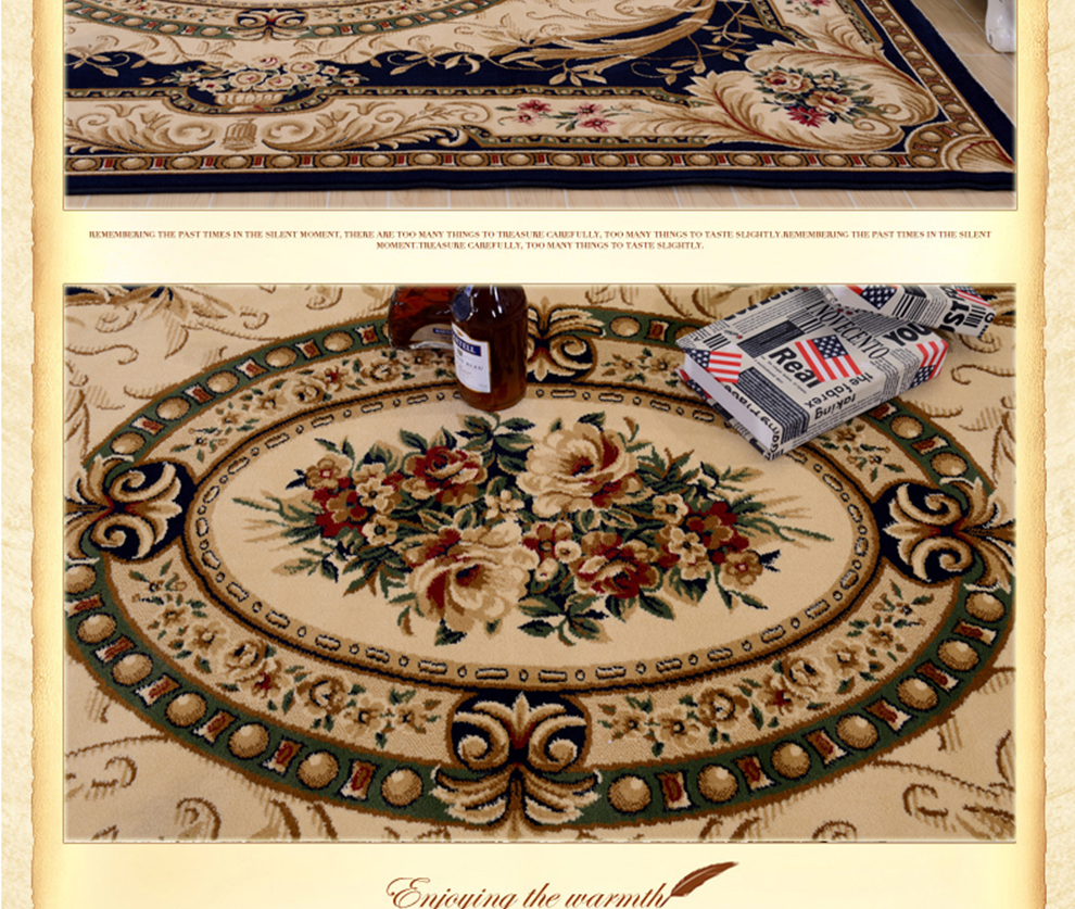 博登地毯（brotoncarpets）欧式地毯客厅茶几地毯卧室地毯床边毯 5825-6041 红色 800MMx1200MM
