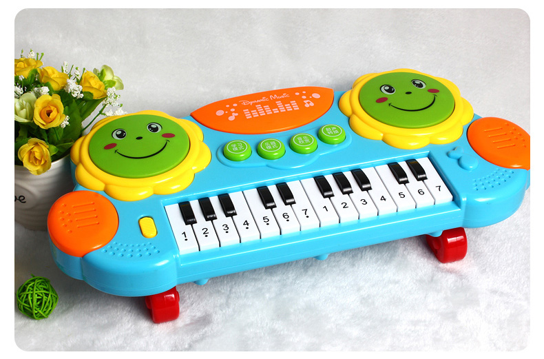 猫贝乐 儿童电子琴音乐玩具鼓多功能玩具小孩礼物 宝宝男孩女孩早教