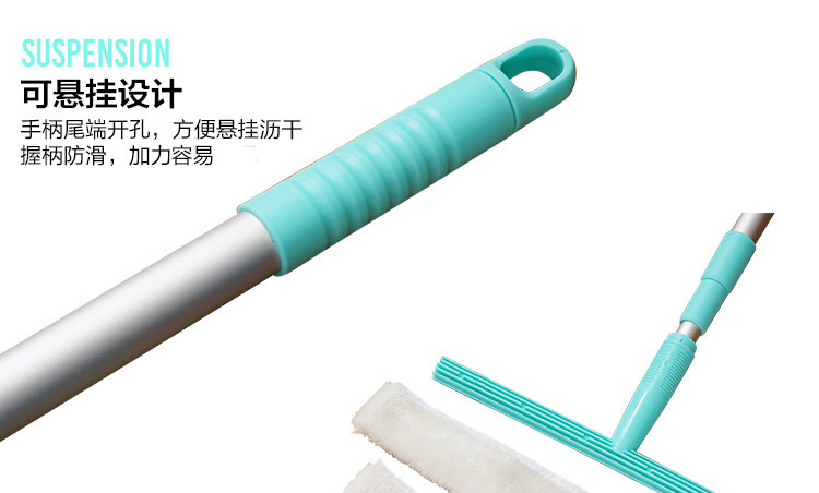 欧润哲 玻璃擦 伸缩杆落地窗户两用擦窗神器