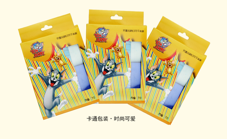 tom and jerry/杰利鼠儿童棉内裤宝宝平角四角内裤2