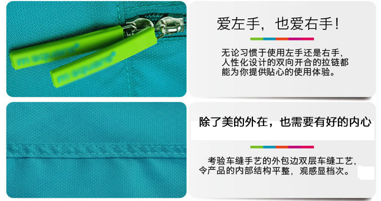 
                                        
                                        欧润哲 收纳袋包 洗漱包便携式旅行李袋化妆包 湖蓝色 7件套                
