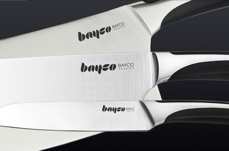 拜格BAYCO 刀具套装不锈钢刀具7件套亚克力底座厨房套刀BD2202