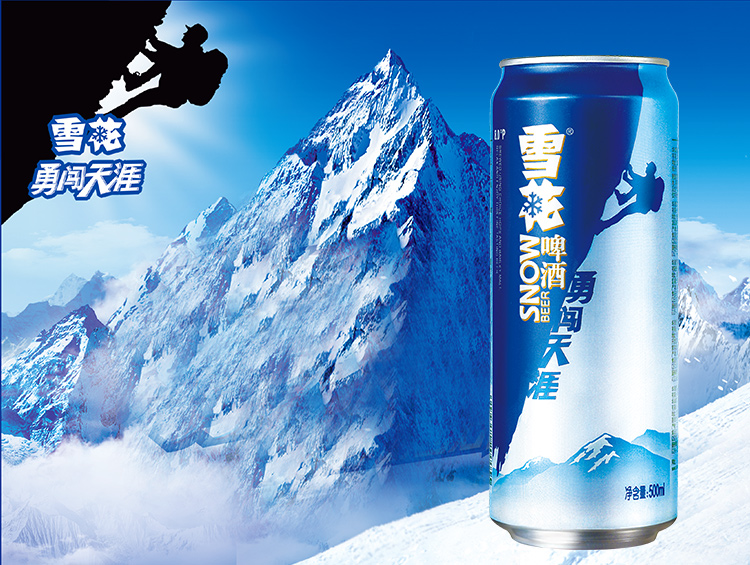 雪花啤酒(snowbeer)勇闯天涯 500ml*12听 整箱装