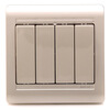Simon Electric (simon) N51041B-56 four open single control 55 series 86 switch socket (champagne)
Simon Electric (simon) N51041B-56 four open single control 55 series 86 switch socket (champagne)