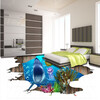 Бесплатная доставка High Definition 3D Sea World Shark Flooring износ водонепроницаемой гостиной спальни спальни для спальни 250cmx200cm для спальни