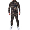 New Men' Fashion 2 Parts Hooded Sweatshirt and Sport Pants Set floral baby girls clothes long sleeve sweatshirt pants outfits 2pcs hooded clothes set