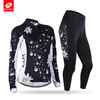 NUCKILY Winter Women Special design Bike Apparel Thermal Feece Cycling Suit GE001GF001 seek thermal