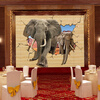 Пользовательские обои для рабочего стола 3D для детей Lifelike Animals Wall Mural Слон Сломанная стена Детская мебель для спальни Обои для рабочего стола Wall Wall For Walls для спальни