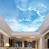 3D Wall Mural Sky White Clouds Пользовательские 3D-обои для фотографий Природный пейзаж для стен Потолочные настенные настенные обои Домашнее украшение hd blue sky white clouds classic photo wallpaper гостиная ресторан современный простой интерьер декор 3d стерео настенные обои