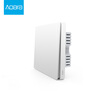 MI Aqara Wall Switch Xiaomi Control Mijia App Умный дом Пульт дистанционного управления ZigBee (без нейтральной - одна кнопка) пульты умный дом saver пульт умный дом
