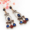 Новые турецкие женщины Vintage Long Dangle Earrings WaterDrop Resin Hollow Round Rhinestone Retro Love Earring Этнические свадебны цена Новые турецкие женщины Vintage Long Dangle Earrings WaterDrop Resin Hollow Round Rhinestone Retro Love Earring Этнические свадебны цены онлайн