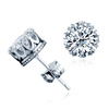 yoursfs ® 925 серебро 1ct искусственной Diamond сережку моды серебряные украшения