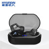 Hyundai (HYUNDAI) F8 Bluetooth-гарнитура Беспроводной спортивный ухо Мини-невидимка В-ухо-бас Водонепроницаемый шумоподавление Business Touch Edition Мобильный телефон Универсальный черный гарнитура для каркам tk f8