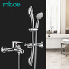 Micoe 2018 Ванна Смеситель для ванной комнаты Душевой набор для ламината 150 мм Встраиваемый в стену горячий и холодный водяной смеситель micoe 2018 водопад ванная комната раковина один рукав горячий и холодный смеситель для воды одно отверстие 304 ванная 1 2