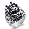 Высокое качество ювелирных изделий из нержавеющей стали Dragon Ring Mens из нержавеющей стали Vintage Style Punk Rings Accessories .OR579