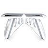 Ryanstar Racing 4pcs ABS Plastic Chrome Cover Trim Back Rear Tail Light Lamp Frame Stick Part For TOYOTA C-HR CHR 2016-2018 kemimoto rear fender cover mt07 fz07 abs