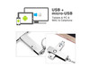 XIUMEI Micro-USB OTG Flash Drive,16GB 32GB 64GB Rotatable Metal USB and micro-USB OTG Flash Memory Stick with Sealed UDP Chip for i flash hd drive 32gb usb 8 pin port flash drive memory stick