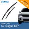 SUMKS Wiper Blades for Peugeot 4007 24&20 Fit Hook Arms 2007 2008 2009 2010 2011 2012 sumks wiper blades for peugeot 301 24