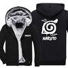 2018 Новый Naruto Hoodie Anime Uchiha Sasuke Cosplay Coat Uzumaki Наруто Куртка Зимние Мужчины Толстая молния Светящиеся Толстовки