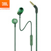 JBL LIVE 100 Стерео наушники-вкладыши Наушники Наушники для мобильных телефонов Спортивные наушники Компьютерные игровые гарнитуры с Michael Call Green jbl live 100 стерео наушники вкладыши наушники сотовый телефон наушники спортивные наушники компьютерные игровые наушники с michael call red