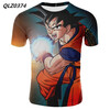 Dragon Ball аниме футболка с коротким рукавом повседневная футболка летняя футболка футболка незнакомка футболка