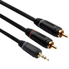 (Cabos) аудио кабель с 3.5mm на 2 RCA кабель колонки колонки click it колонки