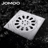 JOMOO Ванная комната Кухня Балкон Душевая каменная кладка 10 * 10 см Квадратный Нержавеющая сталь Этаж Душ Слив Дренаж Решетка kejie kegoo k06007 дренаж из нержавеющей стали дезодорант ванная комната ванная комната балкон балкон канализация дренаж дренаж три ссылки