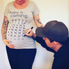 baby is coming футболка для беременных одежда для беременных