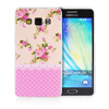 MOONCASE Flowers Soft Flexible Silicone Gel TPU Skin Shell Back ЧЕХОЛ ДЛЯ Samsung Galaxy A5 embossed tpu gel shell for ipod touch 5 6 girl in red dress