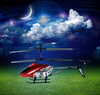 3.5 Channel 3CH Mini Metal Remote Control RC Helicopter Genuine Red 650126 xinlin shiye x123 3 5 ch r c infrared control helicopter black yellow