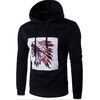 Мужские фуфайки Hoody Хлопок Повседневный пуловер Hoodie пуловер