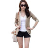 CT & F Женщины моды костюм Хлопок пальто Blazer пальто f