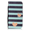 Blue Stripes Дизайн PU кожа флип Обложка Кошелек для карты памяти чехол для Samsung Galaxy S5/G9006V blue stripes дизайн pu кожа флип обложка кошелек для карты памяти чехол для samsung galaxy j5