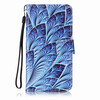 Blue Dazzle Дизайн PU кожа флип Обложка Кошелек для карты памяти чехол для Sony Xperia XZ карты памяти