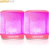 Le поставил (LOYFUN) LF-H2700 2,0-канальные компьютерные колонки звук мини-USB провод ослепления версию двойной версии (розовый) колонки click it колонки